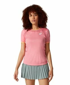 Asics Women's Match Short Sleeve - Peach Petal 8 Asics Women's Match Short Sleeve - Peach Petal -Adidas Shop 4 70383