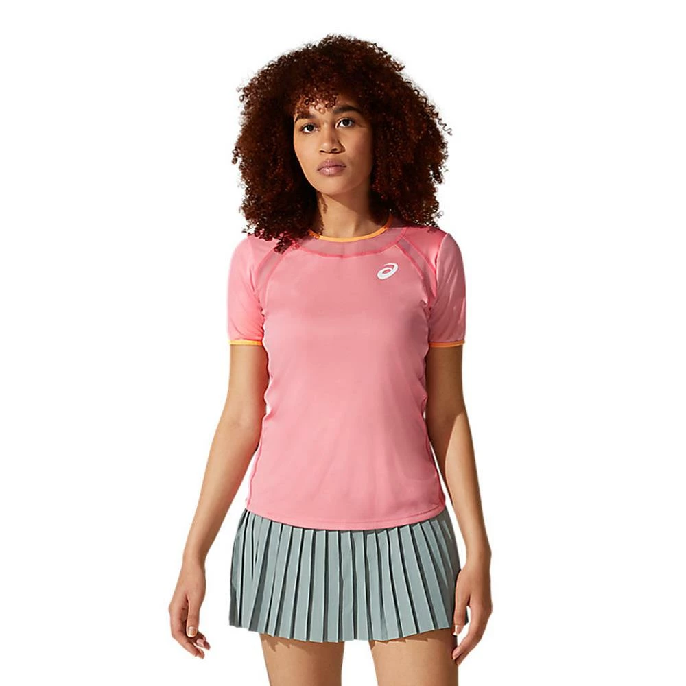 Asics Women's Match Short Sleeve - Peach Petal 4 Asics Women's Match Short Sleeve - Peach Petal - Image 4