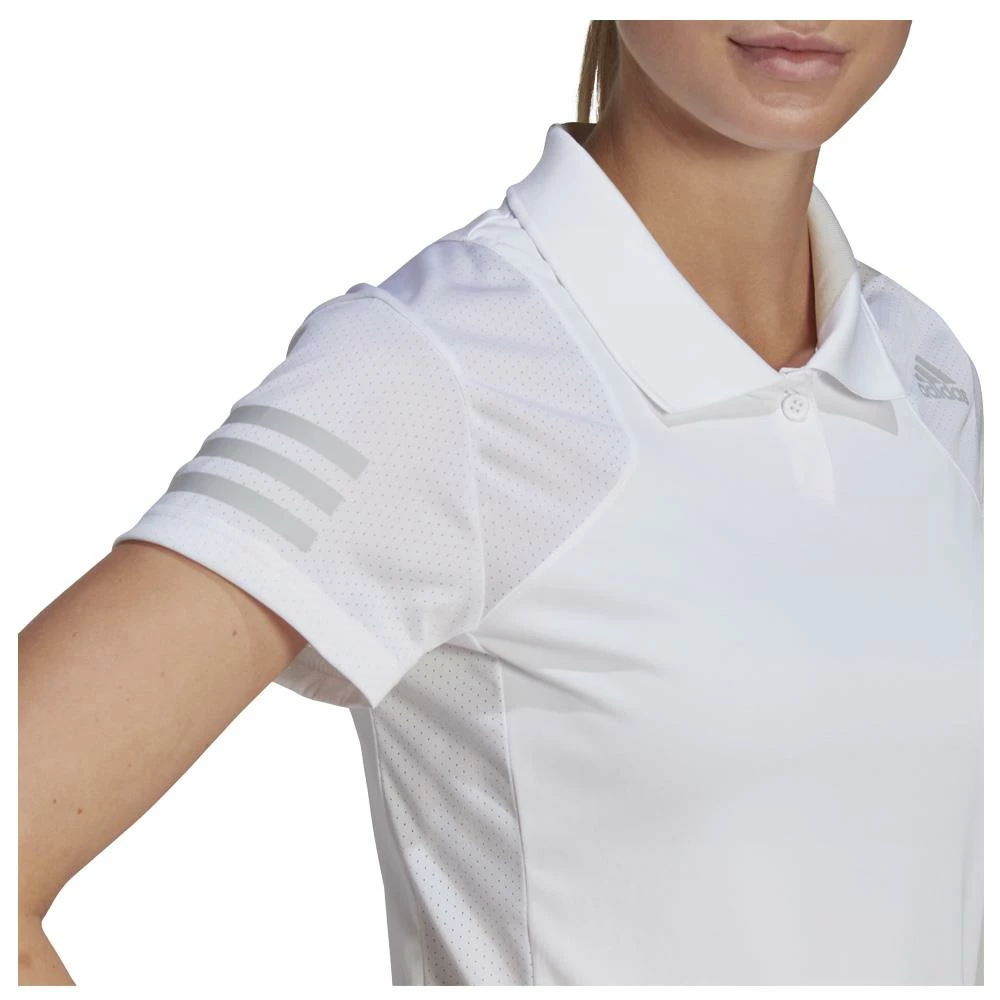 Adidas Women's Club Tennis Polo - White 4 Adidas Women's Club Tennis Polo - White - Image 4