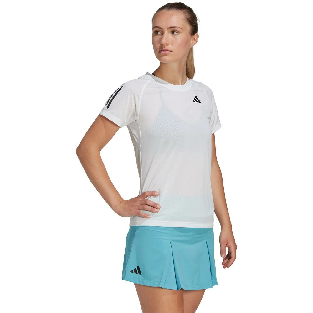 Adidas Women's Club Tee - White 4 Adidas Women's Club Tee - White - Image 4