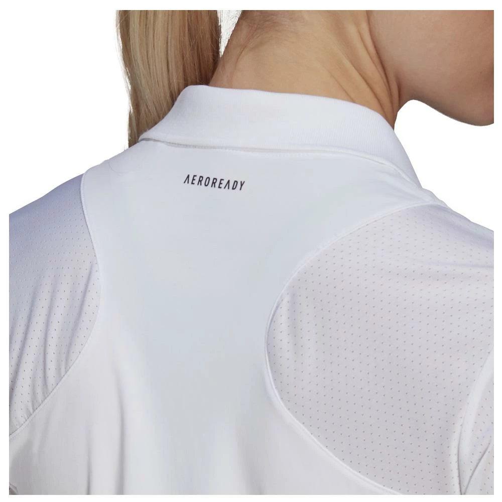 Adidas Women's Club Tennis Polo - White 5 Adidas Women's Club Tennis Polo - White - Image 5