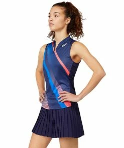 Asics Women's Match Graphic Tank - Peacoat -Adidas Shop 5 72868