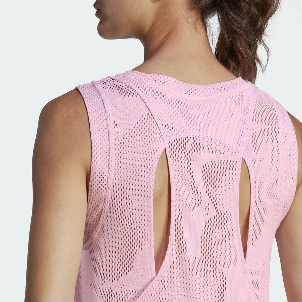 Adidas Women's Melbourne Match Tank - Clear Pink 5 Adidas Women's Melbourne Match Tank - Clear Pink - Image 5