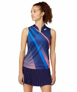 Asics Women's Match Graphic Tank - Peacoat -Adidas Shop f72868