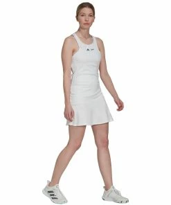 Adidas Women's London Y-Dress - Parley - White -Adidas Shop f79790
