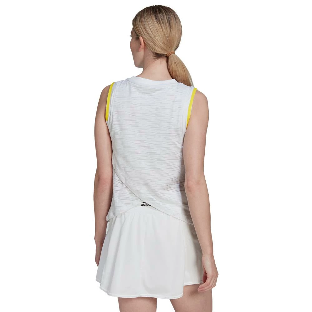 Adidas Women's London Match Tank - Parley - White 3 Adidas Women's London Match Tank - Parley - White - Image 3