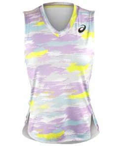 Asics Women's Match Graphic Tank - Murasaki