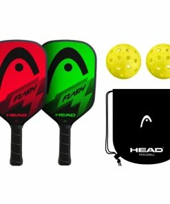 Head Flash Pickleball Set - Red/Green