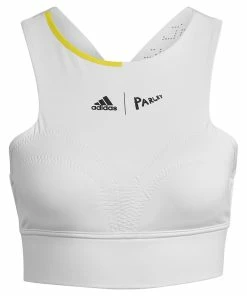 Adidas Women's London Crop Top - Parley - White