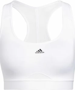 Adidas Women's PowerReact Training Bra - White